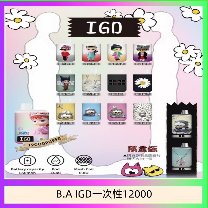 B.A IGD12000口 電子煙
